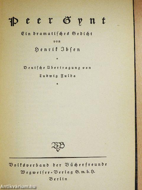 Peer Gynt (gótbetűs)