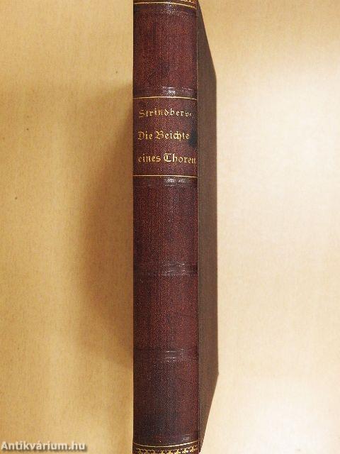 Die Beichte eines Thoren (gótbetűs)