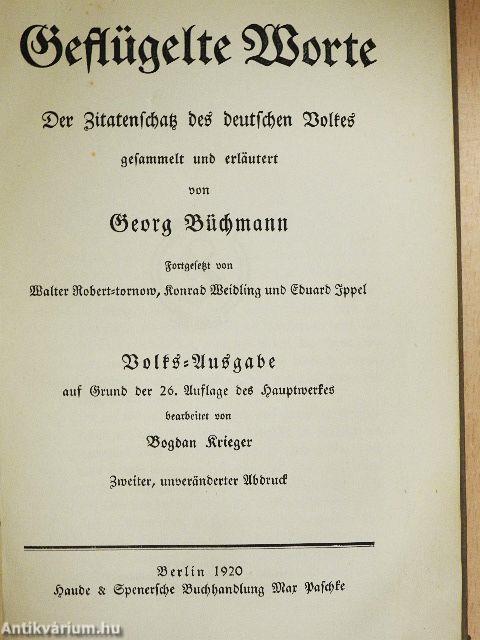 Geflügelte Worte (gótbetűs)