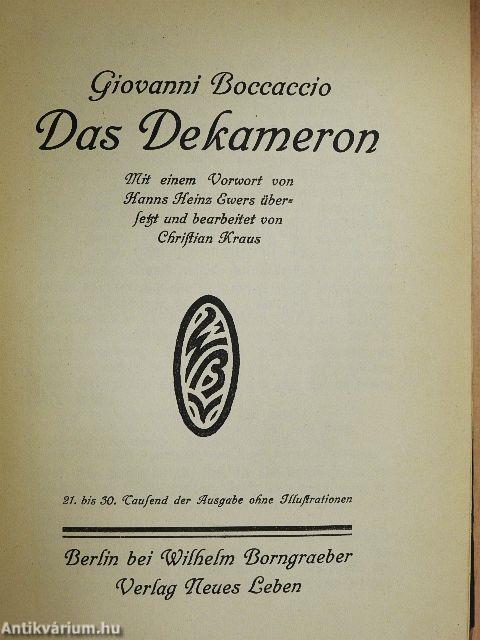Das Dekameron (gótbetűs)