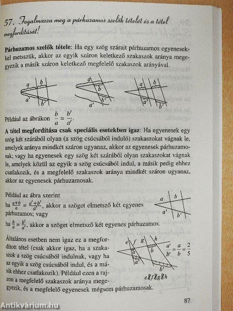 Készüljünk az érettségire! Matematika