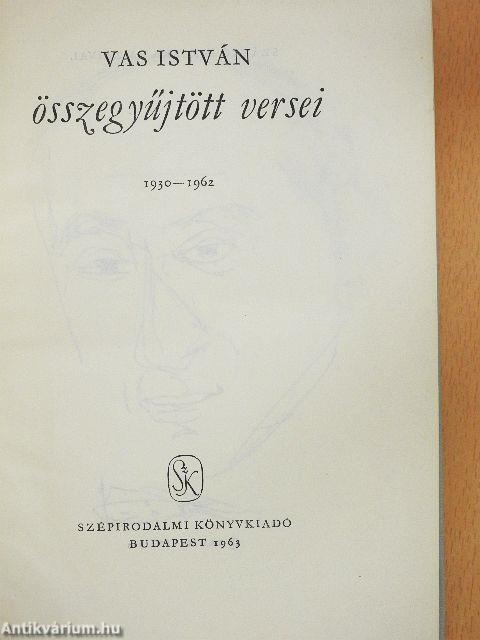 Vas István összegyűjtött versei