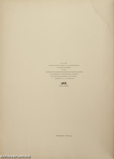 Bibliotheca Corvina (számozott példány)
