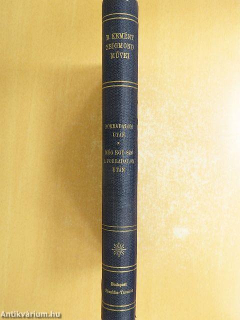 Forradalom után/Még egy szó a forradalom után