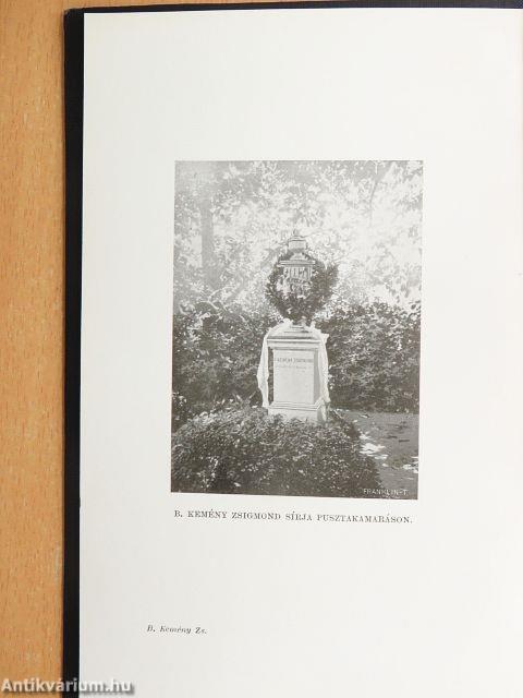 Báró Kemény Zsigmond hátrahagyott munkái