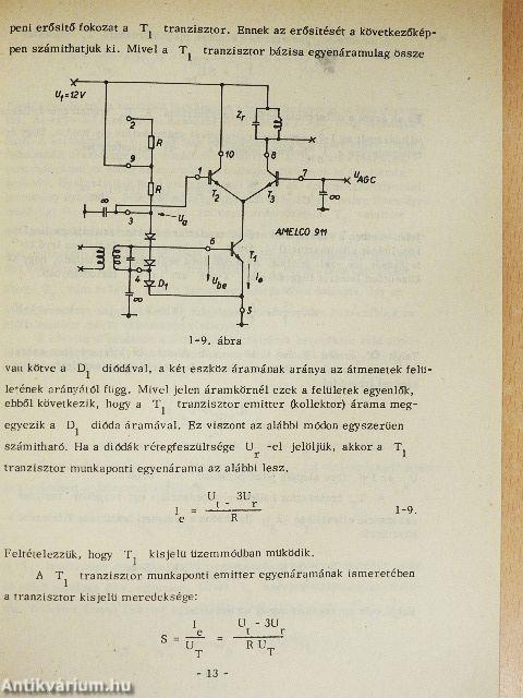 Analóg integrált áramkörök kapcsolástechnikája
