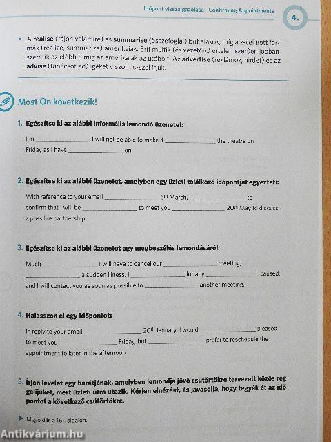 Irodai kommunikáció - Angol