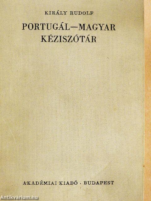 Portugál-magyar kéziszótár