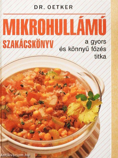 Mikrohullámú szakácskönyv