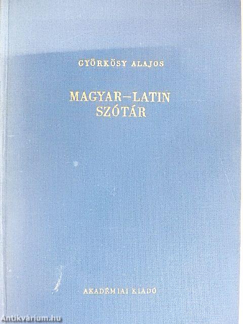 Magyar-latin szótár