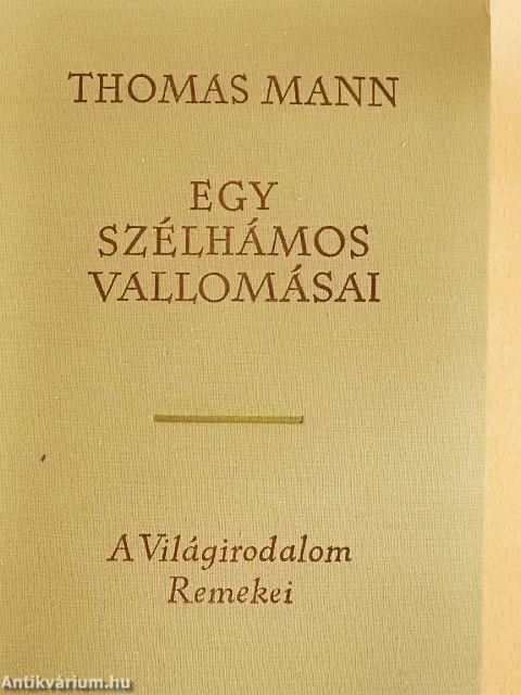 Egy szélhámos vallomásai