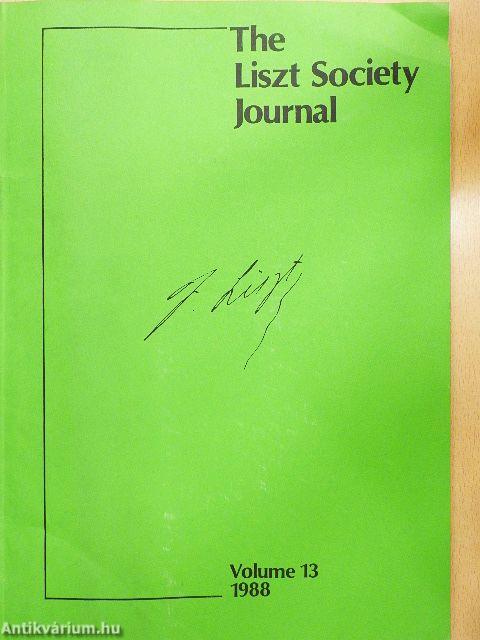 The Liszt Society Journal 13.