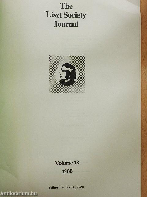 The Liszt Society Journal 13.