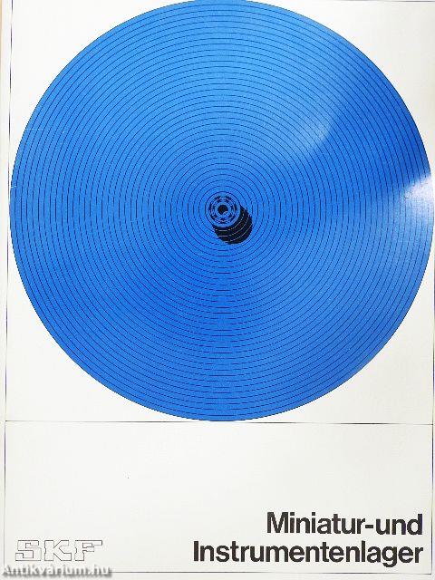 SKF Miniatur- und Instrumentenlager