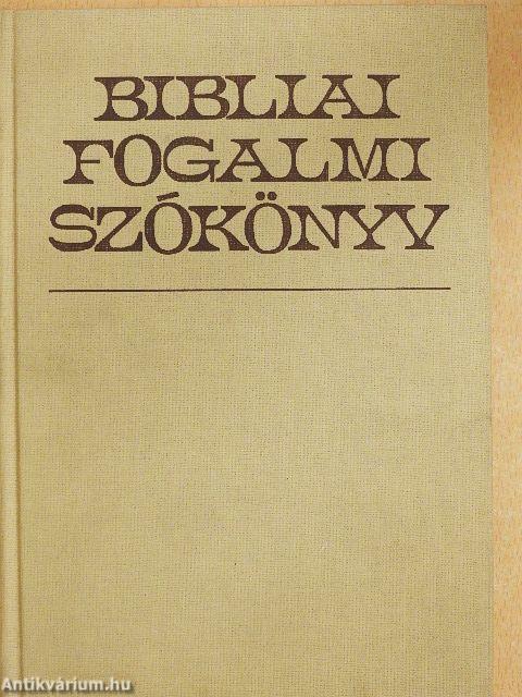 Bibliai fogalmi szókönyv