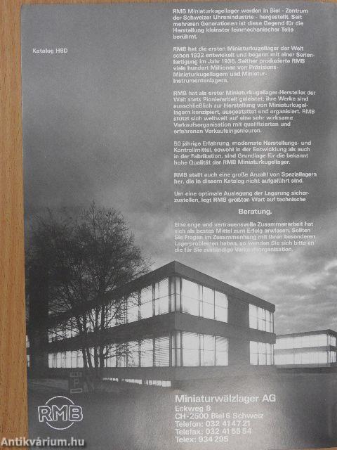 RMB Miniaturkugellager
