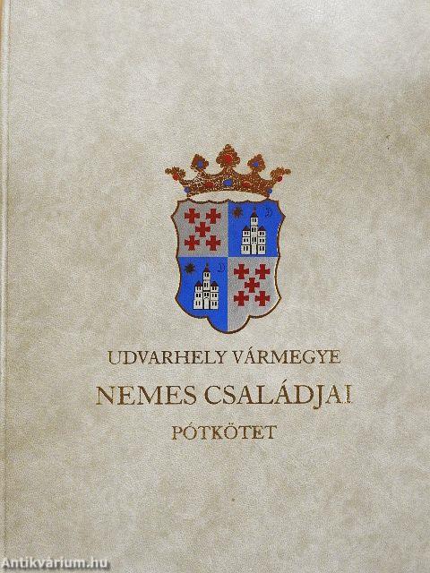 Udvarhely vármegye nemes családjai/Pótkötet