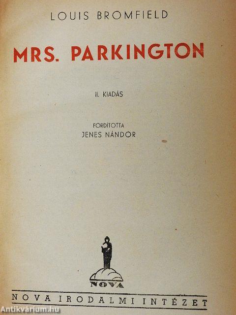 Mrs. Parkington