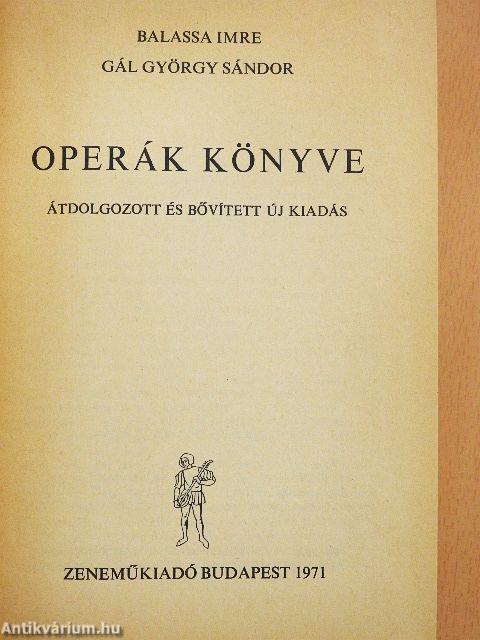 Operák könyve