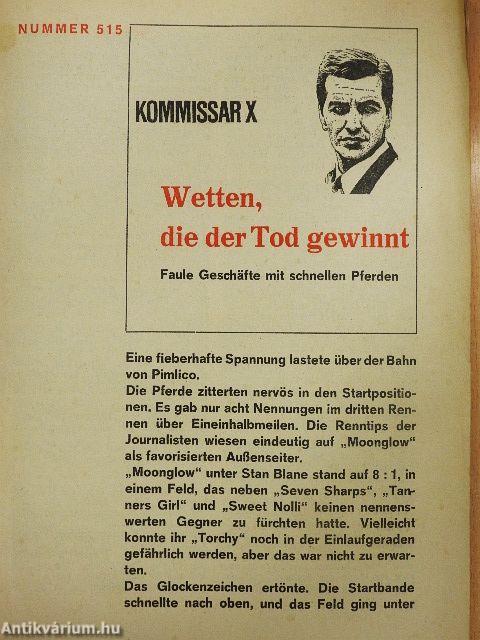 Wetten, die der Tod gewinnt