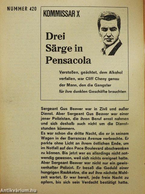 Drei Särge in Pensacola