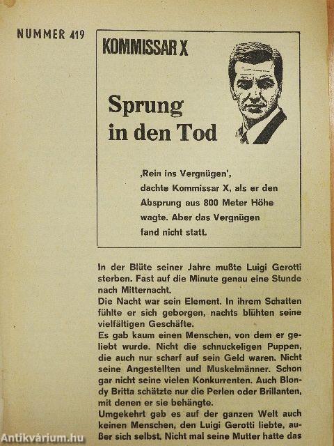 Sprung in den Tod