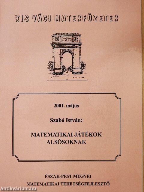 Kis váci matekfüzetek 2001-2002. (vegyes számok, 3 db)