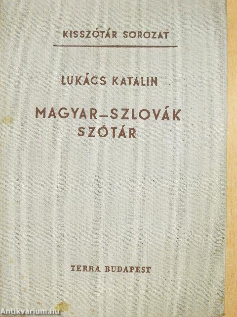 Magyar-szlovák szótár