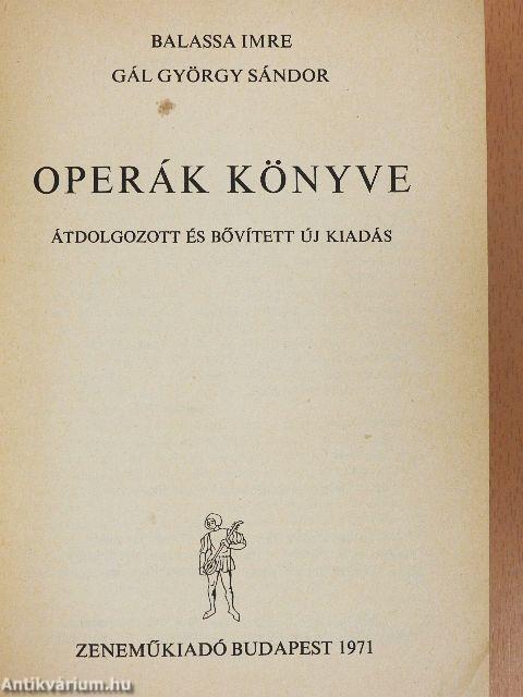 Operák könyve
