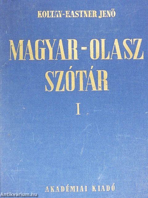 Magyar-olasz szótár I-II.