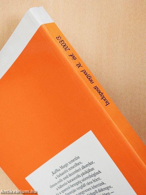 Budapesti Negyed 2003. ősz