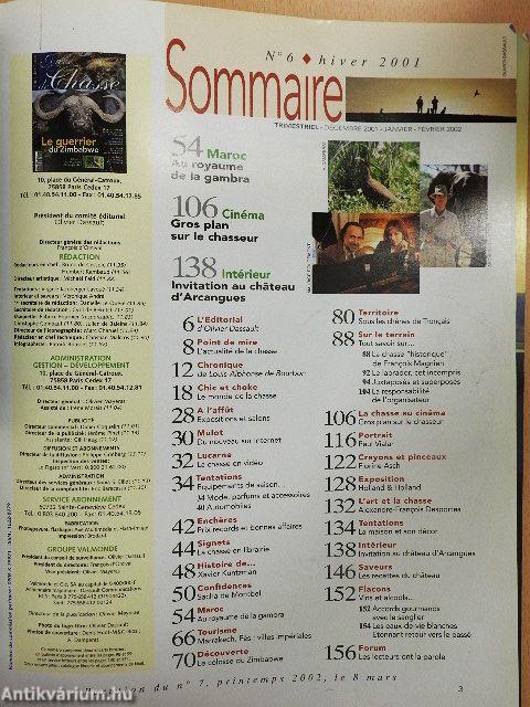 Jours de Chasse Hiver 2001