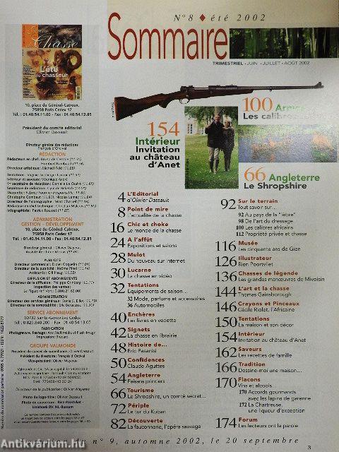 Jours de Chasse Été 2002