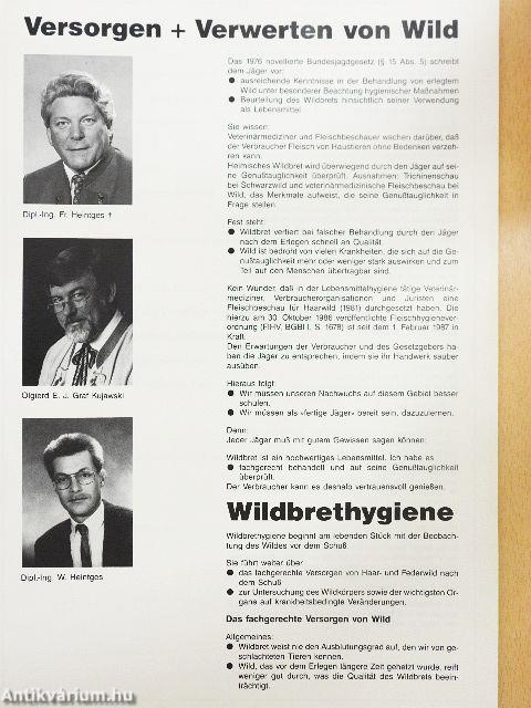 Versorgen + Verwerten von Wild