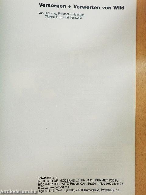 Versorgen + Verwerten von Wild