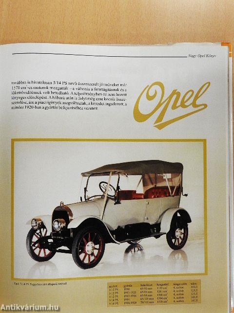 Nagy Opel Könyv