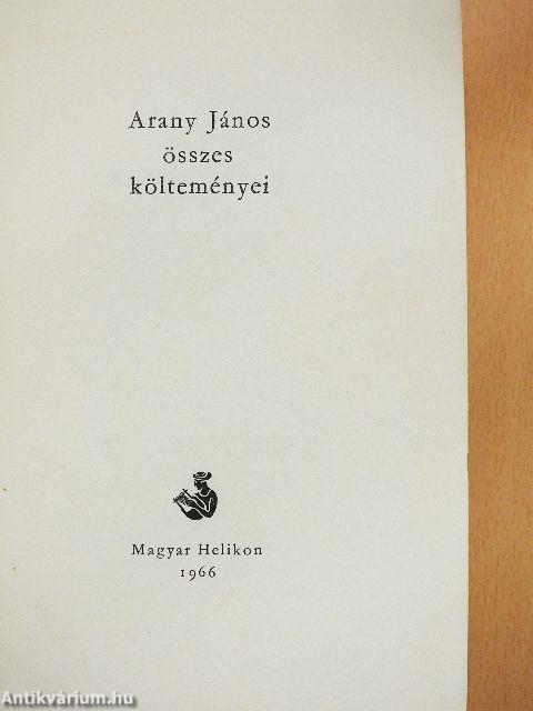 Arany János összes költeményei