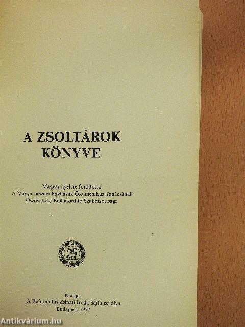 A zsoltárok könyve