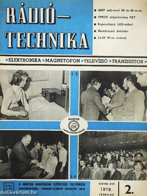 Rádiótechnika 1978. február