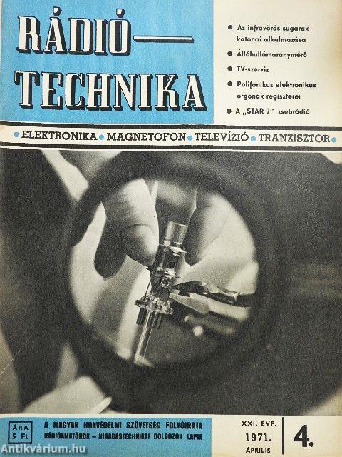 Rádiótechnika 1971. április