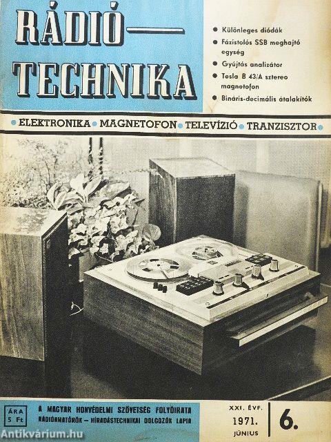 Rádiótechnika 1971. június