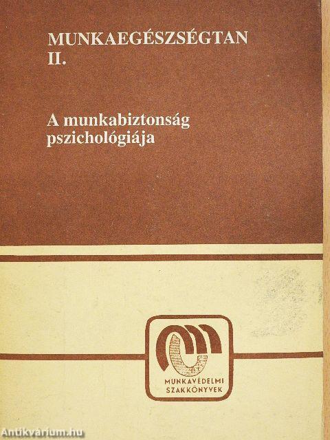 Munkaegészségtan II.