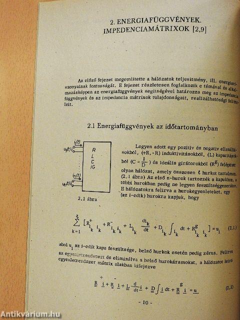 Fejezetek a hálózatelméletből