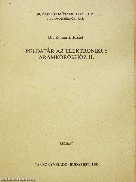 Példatár az elektronikus áramkörökhöz II.