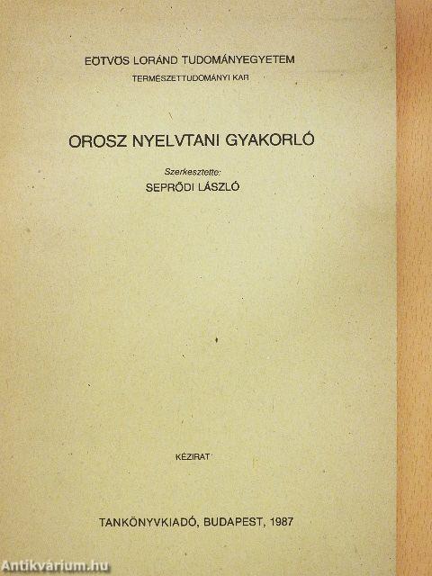 Orosz nyelvtani gyakorló