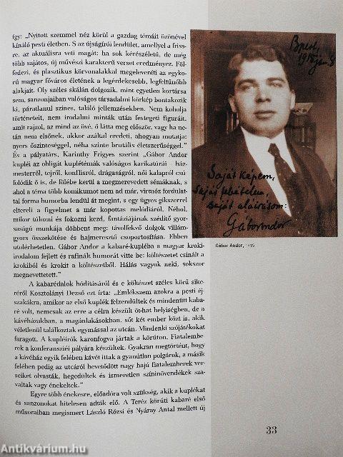 A pesti kabaré 100 éve