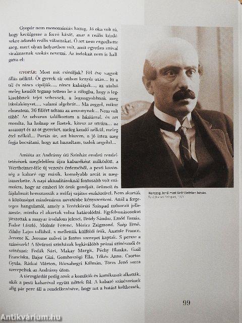 A pesti kabaré 100 éve