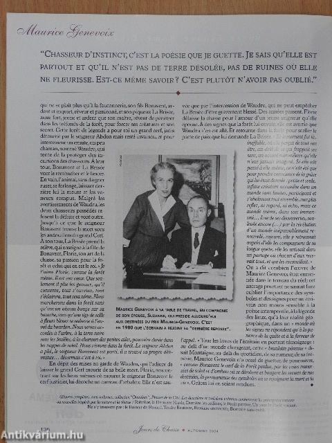 Jours de Chasse Automne 2004