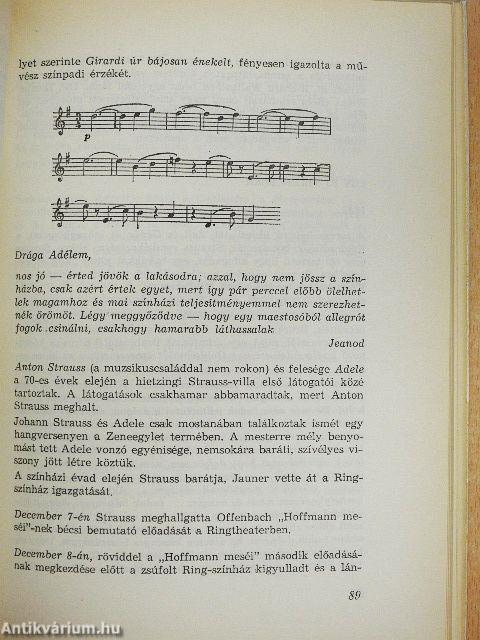 Johann Strauss életének krónikája