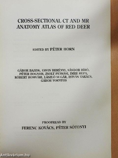 Cross-Sectional CT and MR Anatomy Atlas of Red Deer - Lemezzel